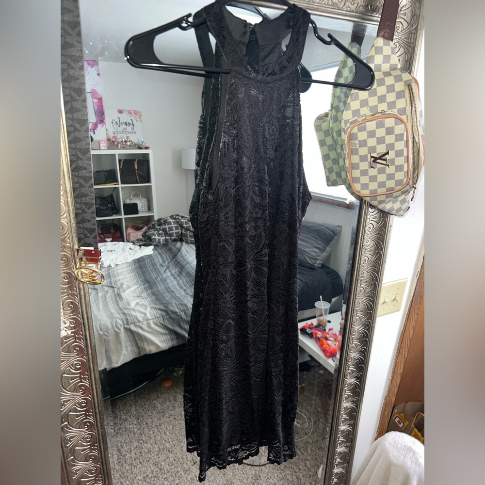 lace tight fitted dress